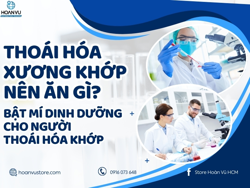 Thoái hóa xương khớp nên ăn gì? Bật mí dinh dưỡng cho người thoái hóa khớp