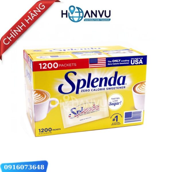 Đường ăn kiêng Splenda Zero Calorie Individual Sweetener