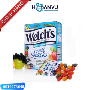 Kẹo dẻo trái cây Welch's Fruit Snacks Mixed Fruit  