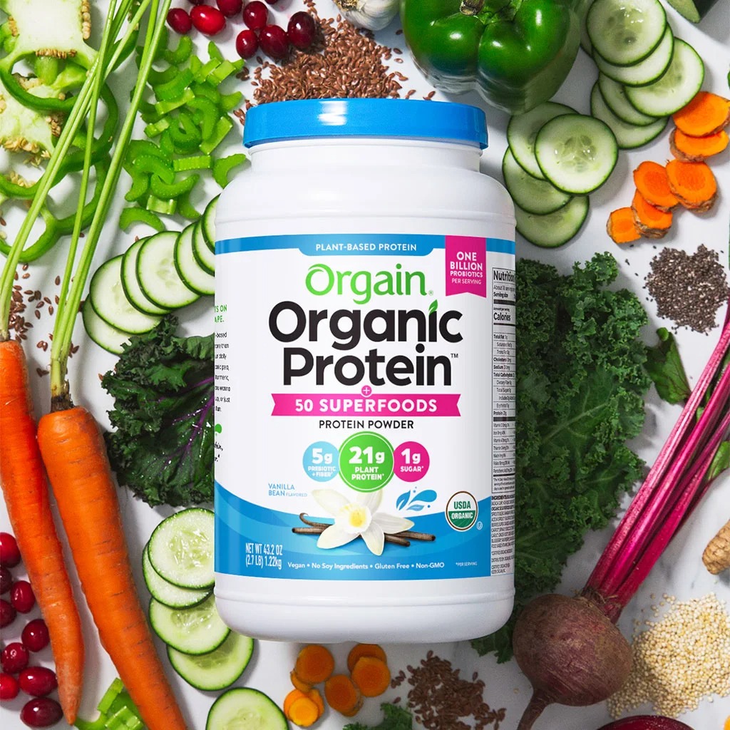 Bột Protein Orgain Organic Protein + 50 Superfoods Hương Vanilla, 1.22kg