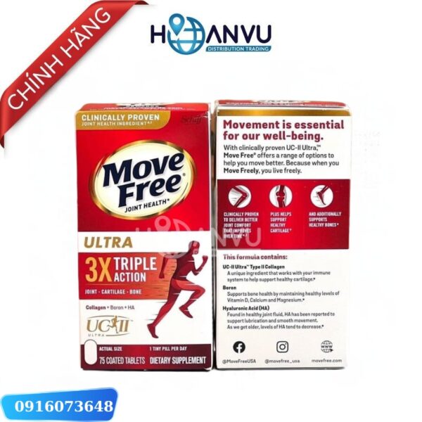 Move Free Ultra 3X Triple Action 75 viên