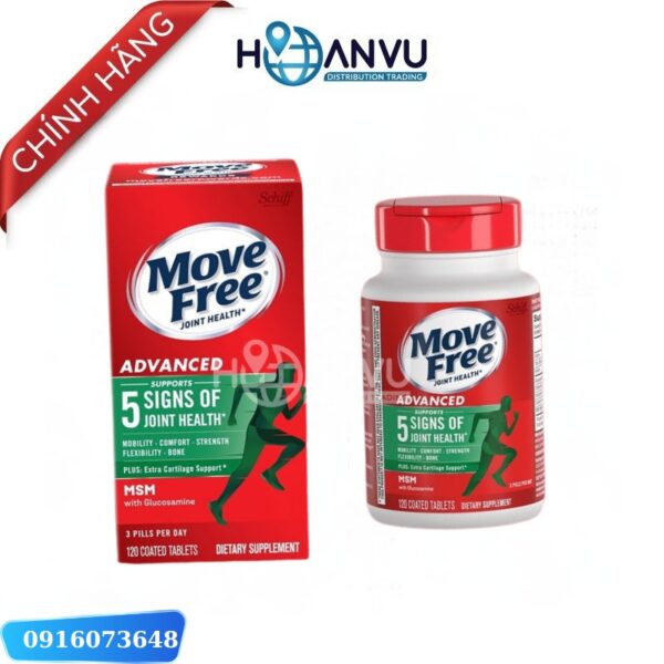 Move Free Advanced Plus MSM Glucosamine 120 viên