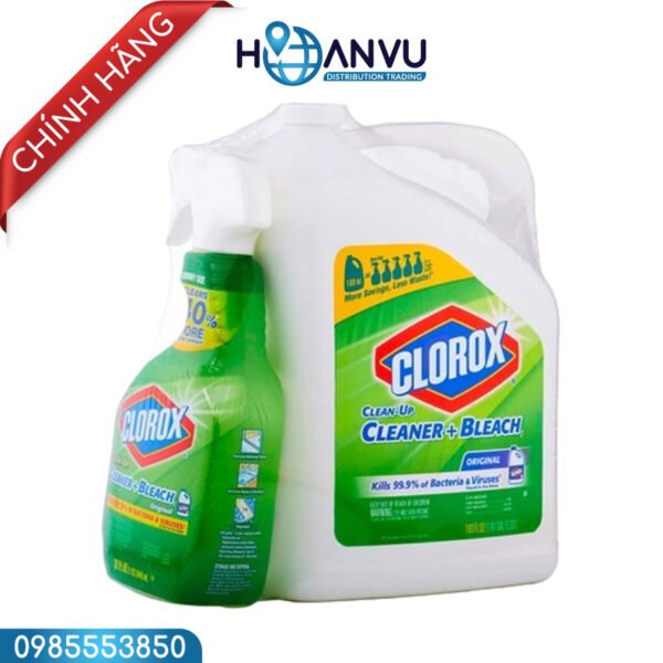 Nước Tẩy Rửa Diệt Khuẩn Clorox Clean-Up Cleaner + Bleach Original, 5.32L
