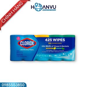 Set 5 Khăn giấy cuộn khử trùng Clorox, 425 Tờ