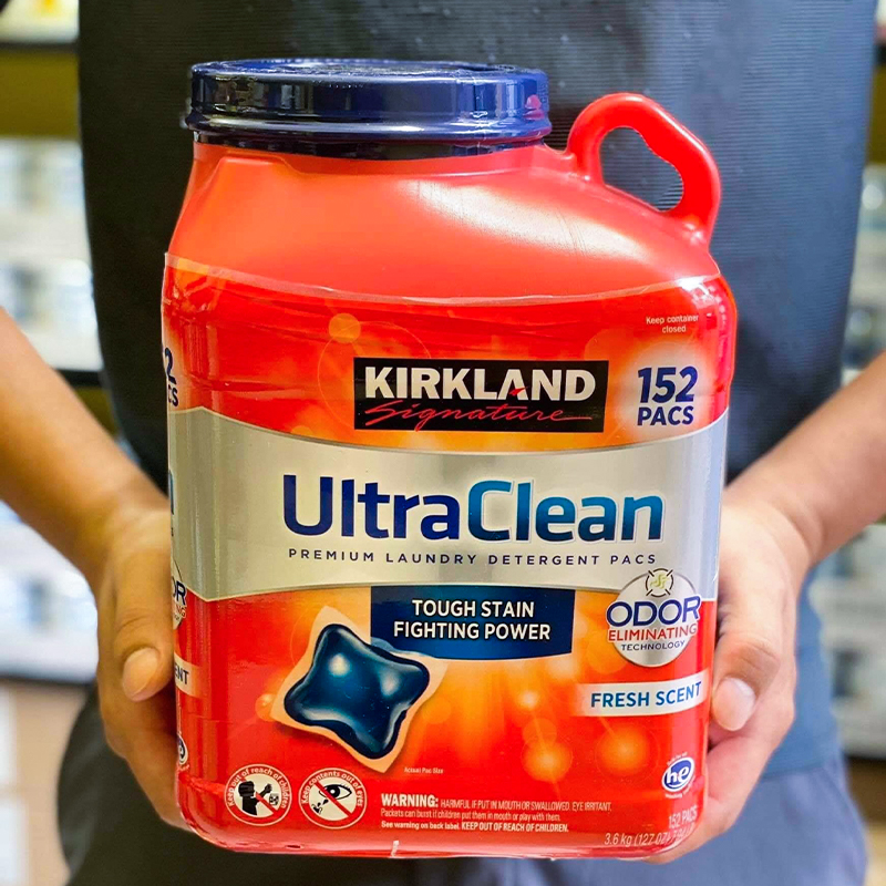 Viên Giặt Kirkland Ultra Clean 152 viên của Mỹ