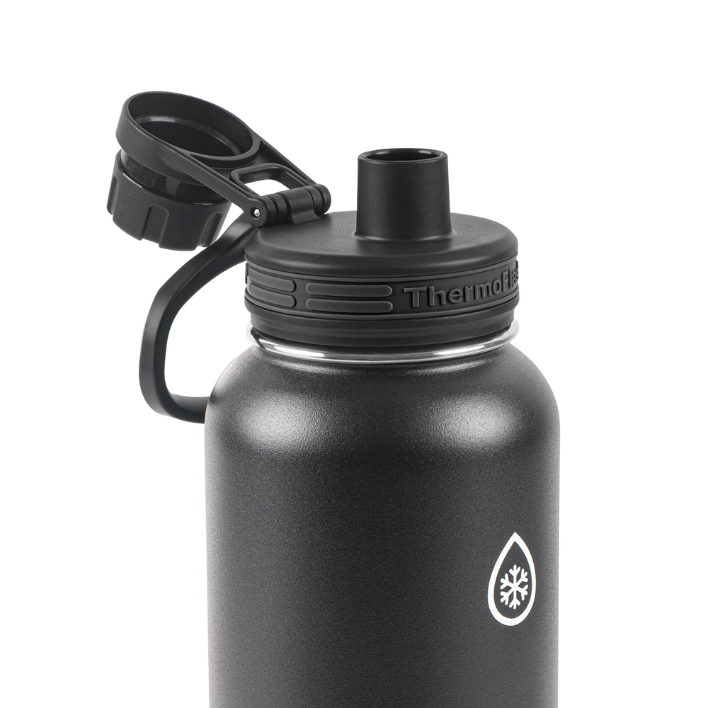 Bình Giữ Nhiệt Thermoflask Stainless Steel Insulated Water Bottles, 1.2l, Set 2 Bình Xanh, Đen