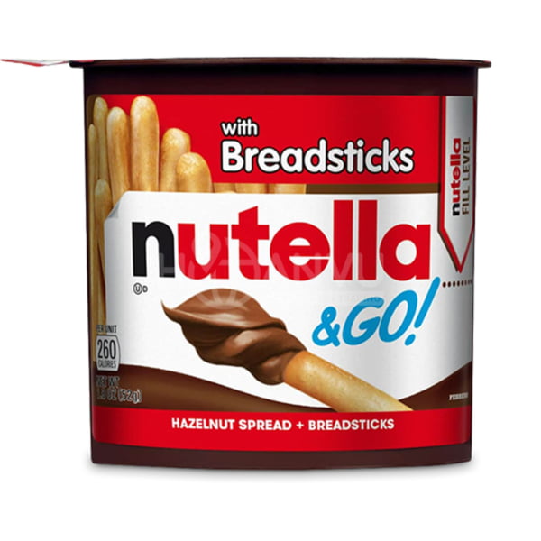 Bánh que chấm Socola Nutella & Go Hazelnut Spread and Breadsticks