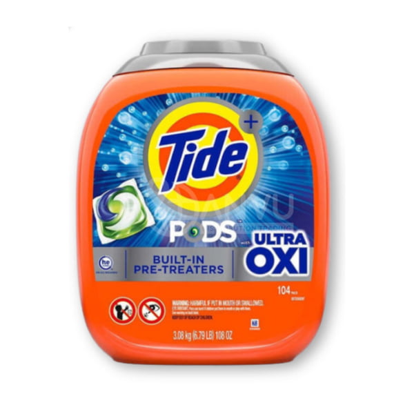 Tide Pods Ultra Oxi 4 In 1 Built-In Pre-Treaters