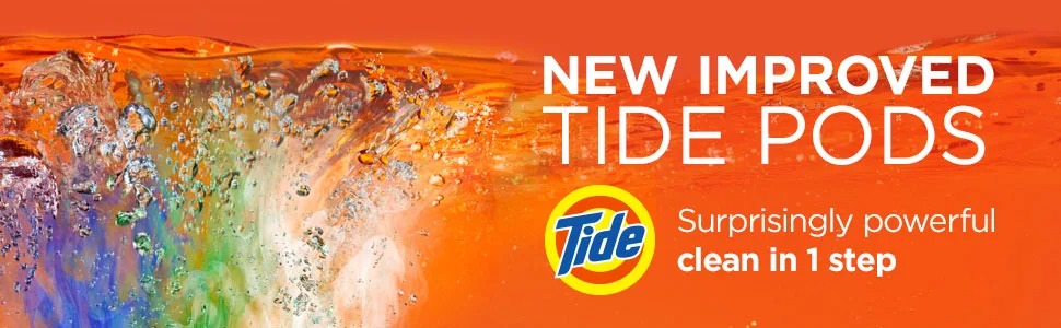Viên Giặt Xả Tide Pods 3in1 Liquid Laundry Detergent Pacs, Spring Meadow, Túi 39 viên