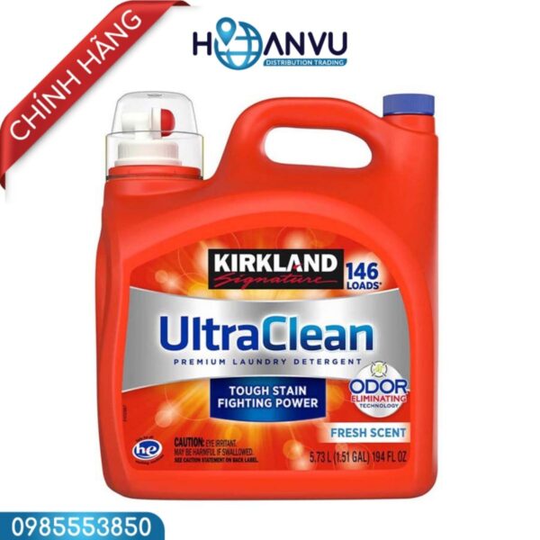 Nước Giặt Kirkland Ultra Clean Premium Laundry Detergent, 5.73L