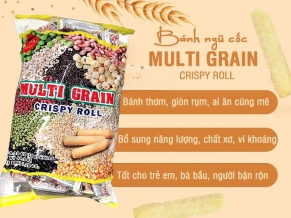 Bánh ngũ cốc hỗn hợp Imperial Taste Multi Grain Crispy Roll, 10g