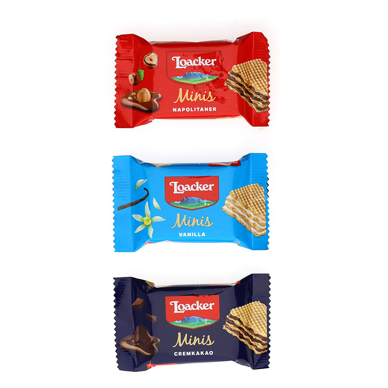Bánh Xốp Loacker Minis Wafer Cookie Variety, 800g