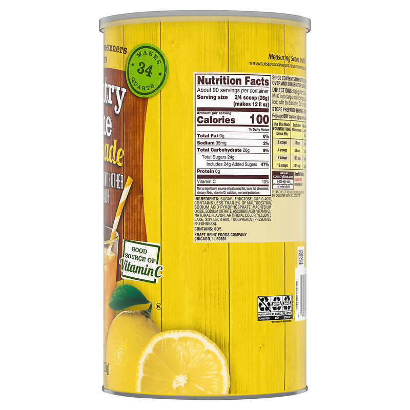 Bột Chanh Country Time Lemonade Drink Mix, 2.33kg