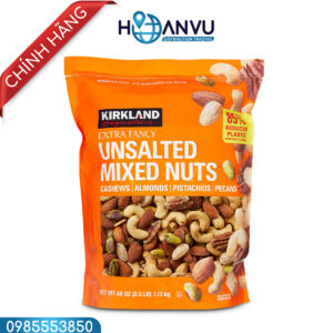 Hạt tổng hợp Kirkland Signature Extra Fancy Unsalted Mixed Nut, 1.13kg