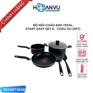 bộ nồi chảo quánh nhôm Tefal Start Easy 6in1