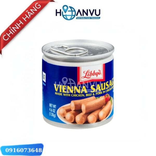 Xúc xích đóng hộp Vienna Sausage thùng 18 lon của Mỹ